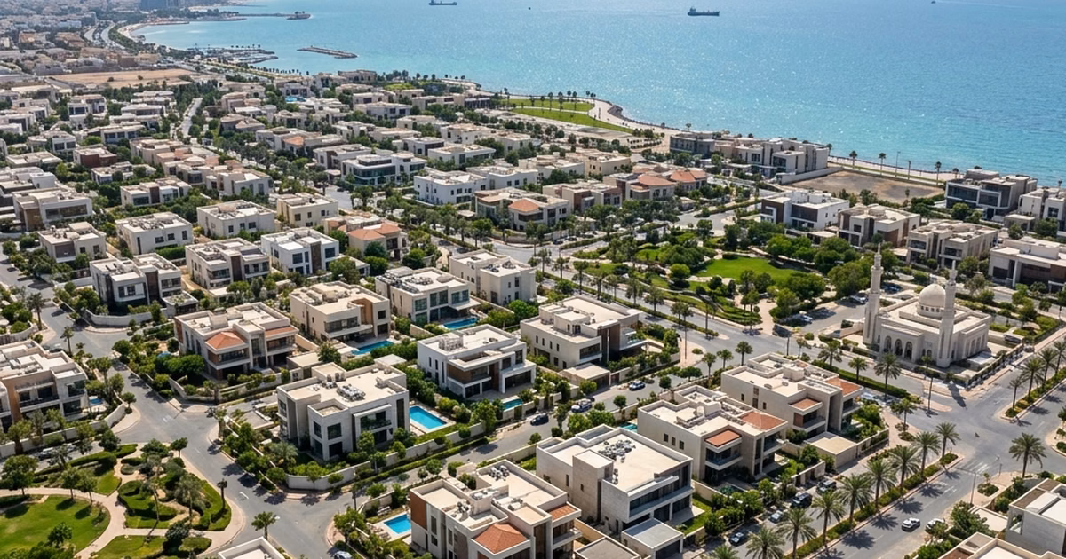 خريطة مقارنة أبرز أحياء جدة للبناء والسكن والاستثمار بأسعار الأراضي التقديرية لعام ٢٠٢٦