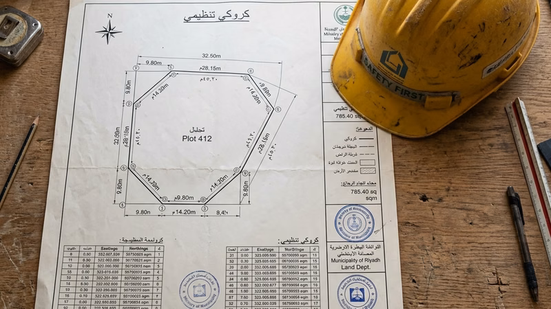 الفرق بين الكروكي والصك والمخطط المعماري